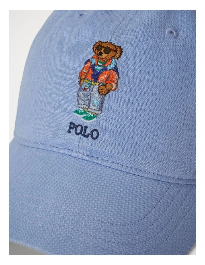 Polo Bear Linen Ball Cap image 3