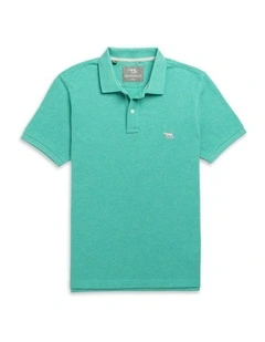 Sports Fit Polo in Turquoise
