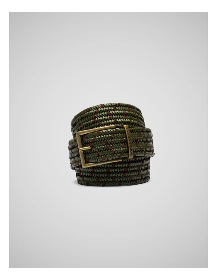 Stratford Stretch Belt in Olive image 1