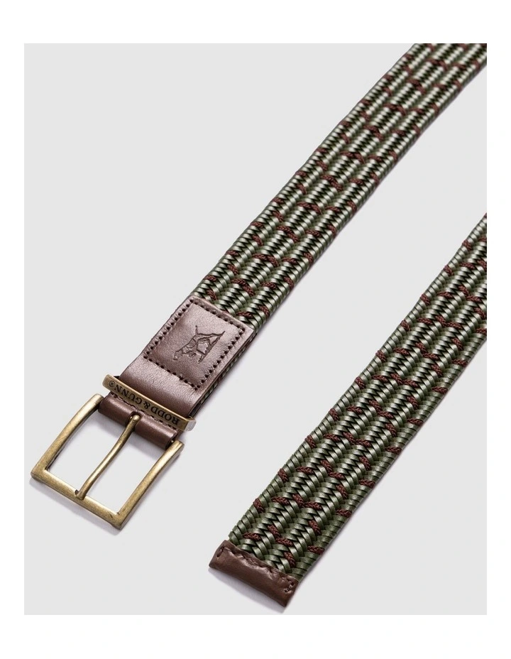Stratford Stretch Belt in Olive image 2