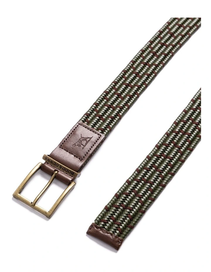 Stratford Stretch Belt in Olive image 2