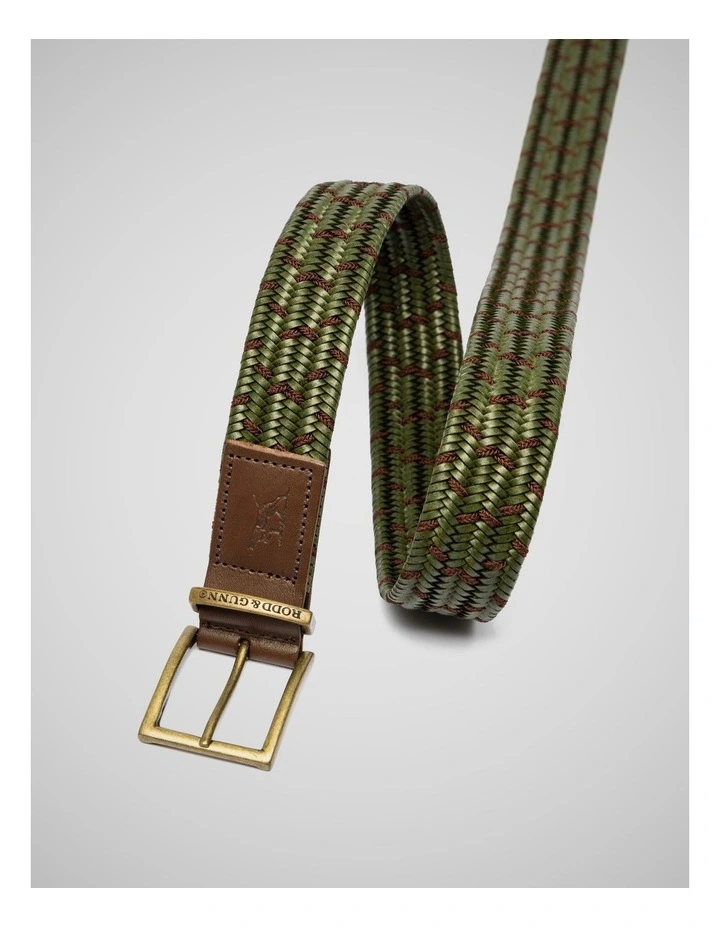 Stratford Stretch Belt in Olive image 3