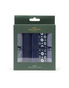Gunner Handkerchief 5 Pk in Night Multi