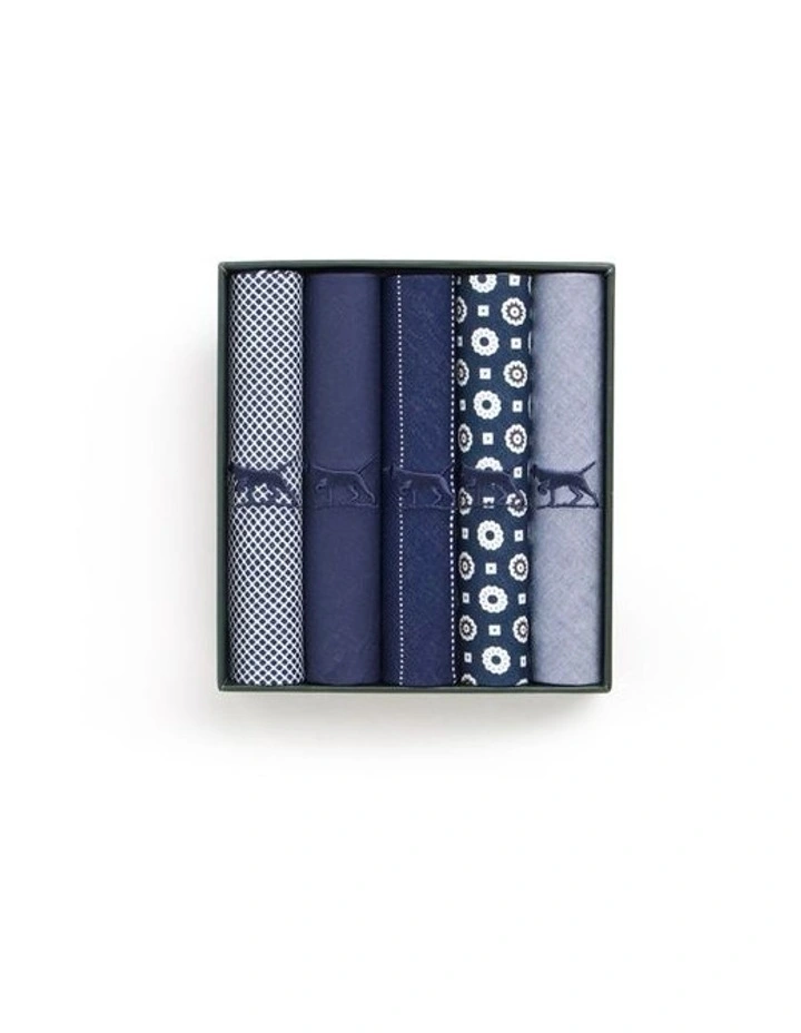 Gunner Handkerchief 5 Pk in Night Multi image 2