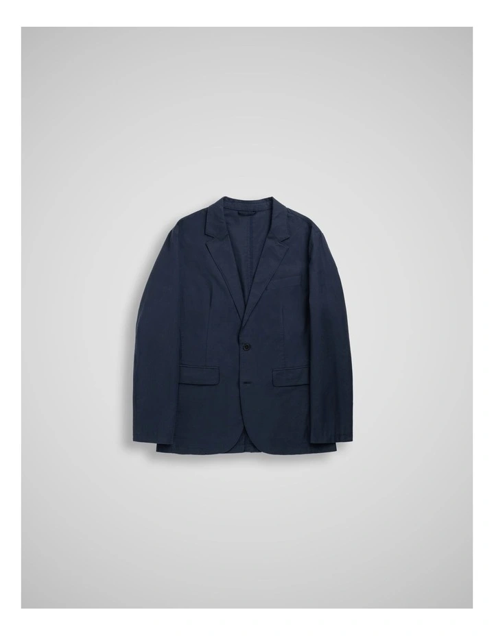 Blazer Jacket in Navy image 4