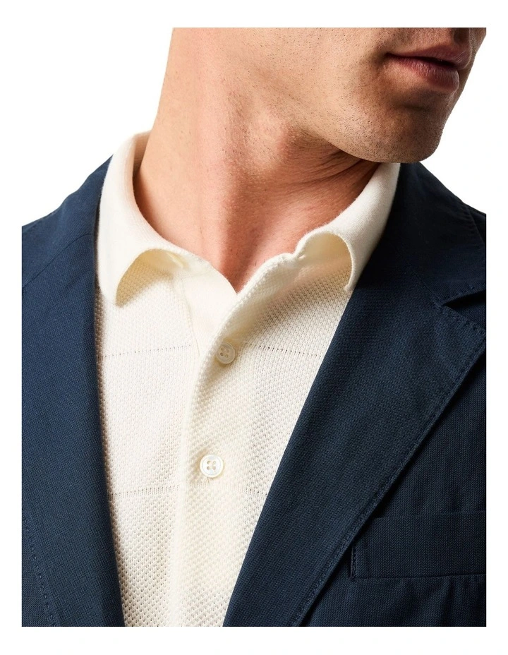 Gunn Blazer Jacket in Navy image 6