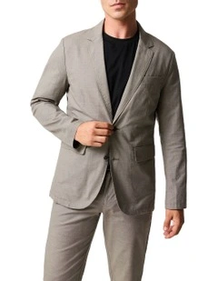 Gunn Blazer Jacket in Latte