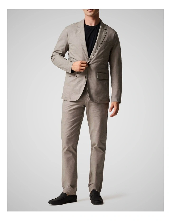 Blazer Jacket in Latte image 2