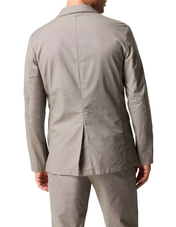 Gunn Blazer Jacket in Latte image 3