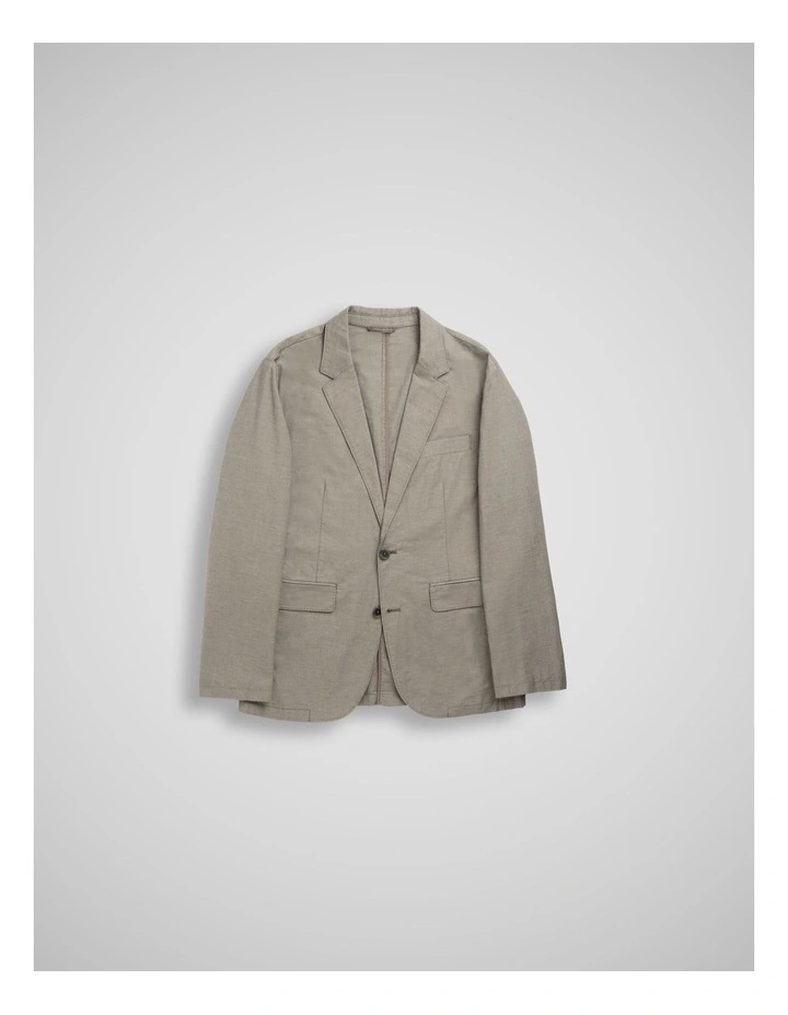 Blazer Jacket in Latte image 4