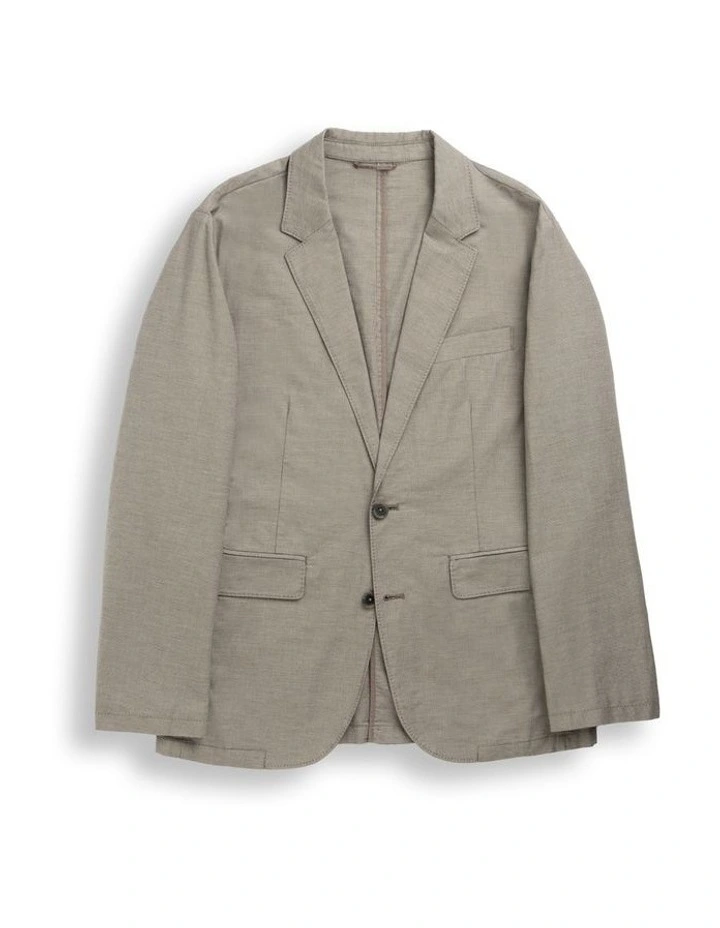 Gunn Blazer Jacket in Latte image 4