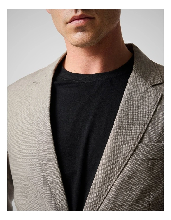 Blazer Jacket in Latte image 6
