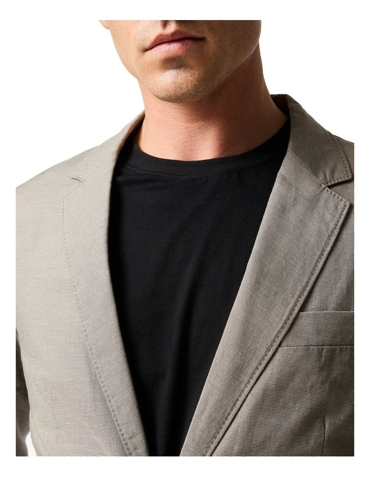 Gunn Blazer Jacket in Latte image 6