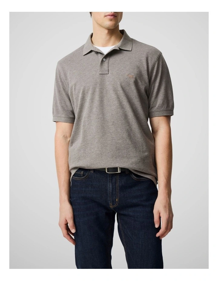 The Gunn Original Fit Polo in Mocha image 1