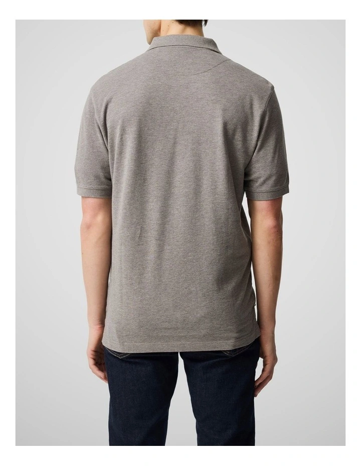 The Gunn Original Fit Polo in Mocha image 3