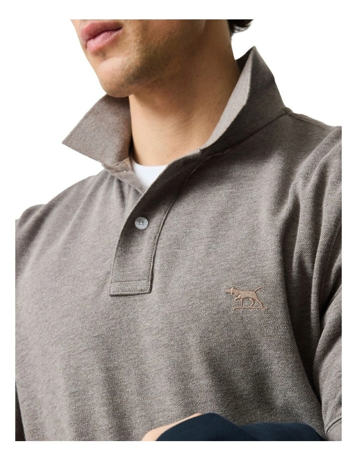 Original Fit Polo in Mocha image 6