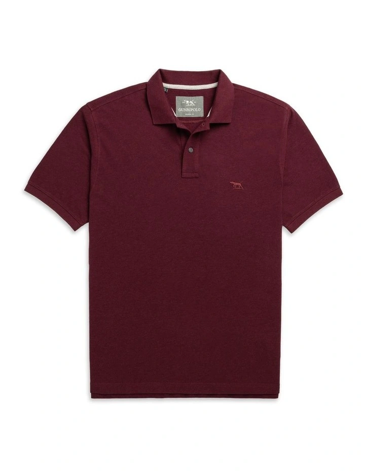 The Gunn Original Fit Polo in Oxblood image 4
