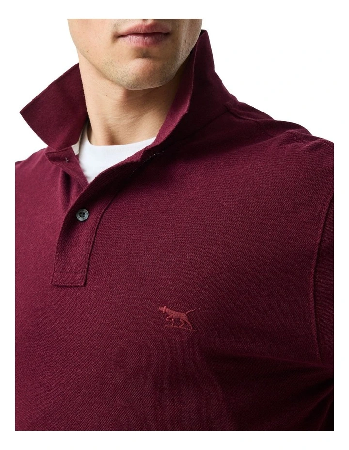 Original Fit Polo in Oxblood image 6