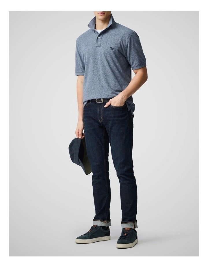 The Gunn Original Fit Polo in Denim image 2