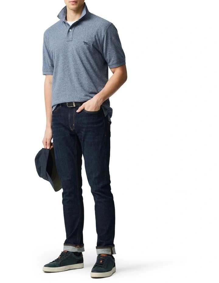 Original Fit Polo in Denim image 2