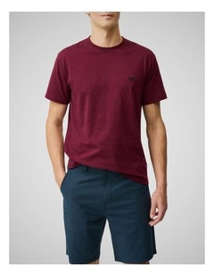 The Gunn Tee 2.0 in Oxblood