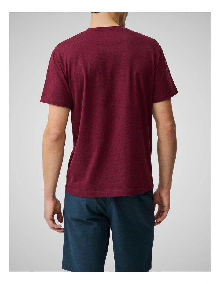 The Gunn Tee 2.0 in Oxblood image 3