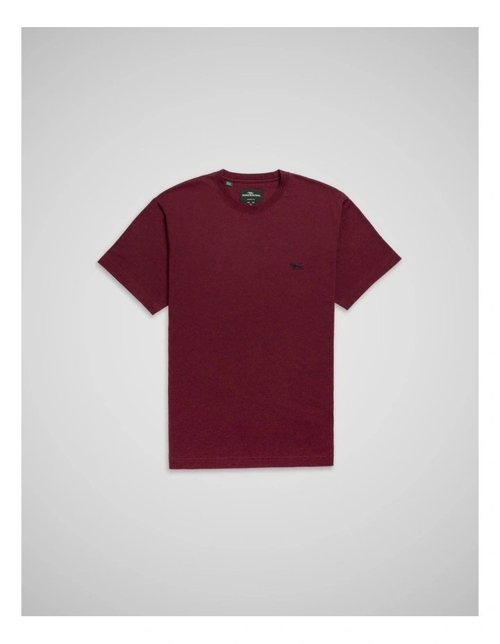 The Gunn Tee 2.0 in Oxblood image 4