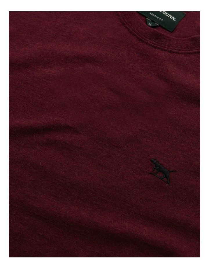 The Gunn Tee 2.0 in Oxblood image 5
