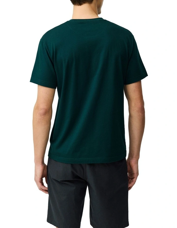 The Logo Tee 2.0 in Bottle Green image 3