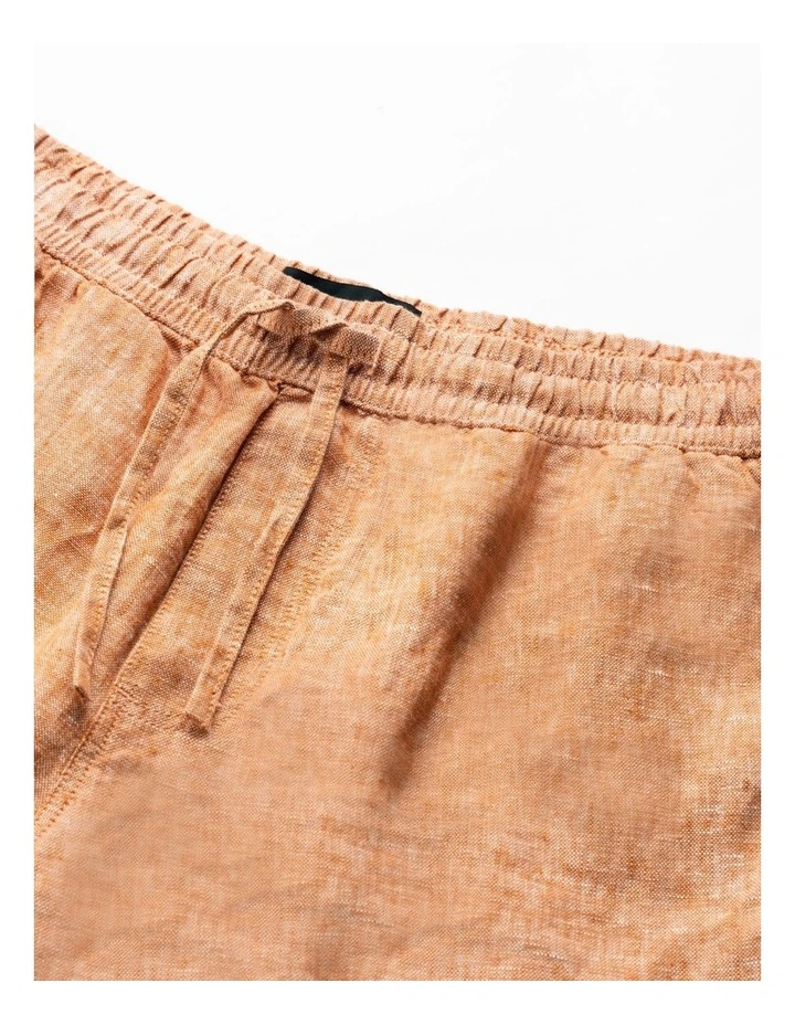 Linen 9 inch Resort Short in Yam image 5
