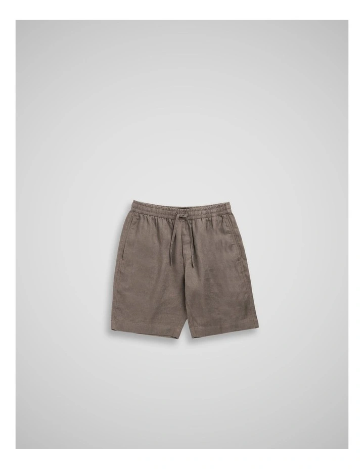 Linen 9 inch Resort Short in Driftwood image 4