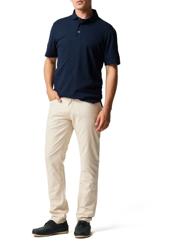 Gunn Straight Fit Jean Short Leg in Beige image 2