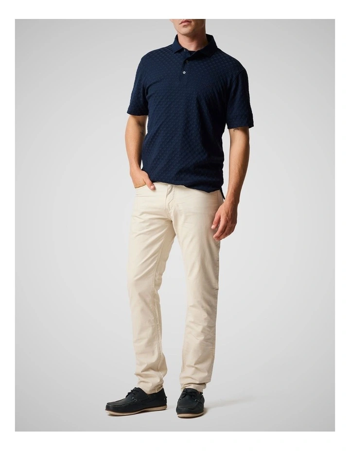 Gunn Straight Fit Jean Short Leg in Beige image 2