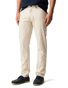 Gunn Straight Fit Jean Long Leg in Beige