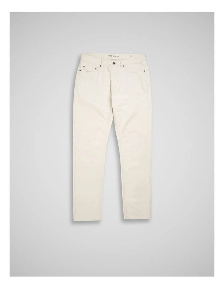 Gunn Straight Fit Jean Long Leg in Beige image 4