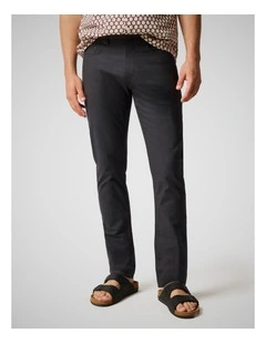 Straight Fit Jean in Bark