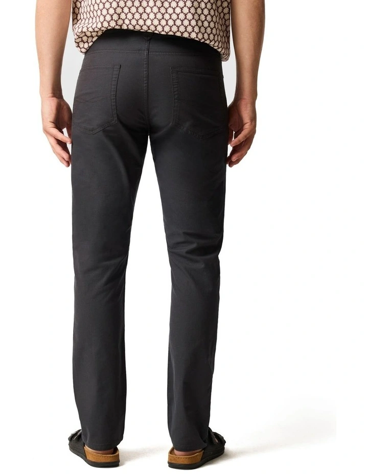 Straight Fit Jean in Bark image 3