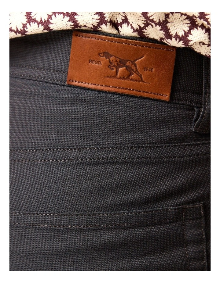 Straight Fit Jean in Bark image 4