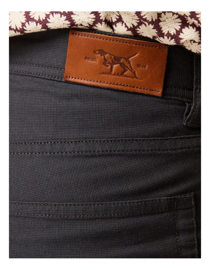 Straight Fit Jean in Bark image 6