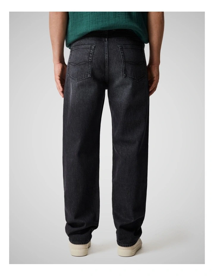 Woodbine Loose Fit Jean Regular Leg in Charcoal image 3