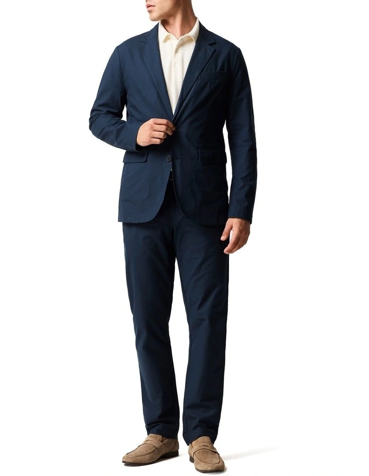 Chino Straight Pant in Navy image 2