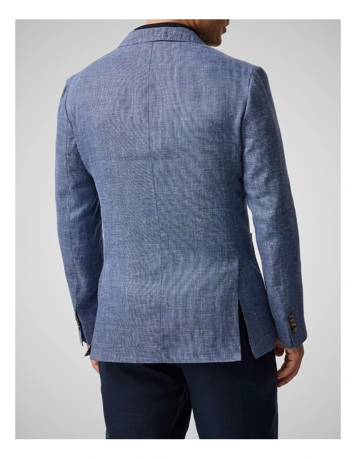 The Cascades Sports Fit Jacket in Marina image 3