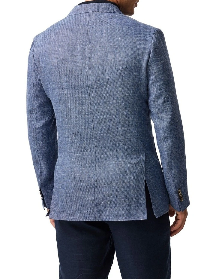 The Cascades Sports Fit Jacket in Marina image 3