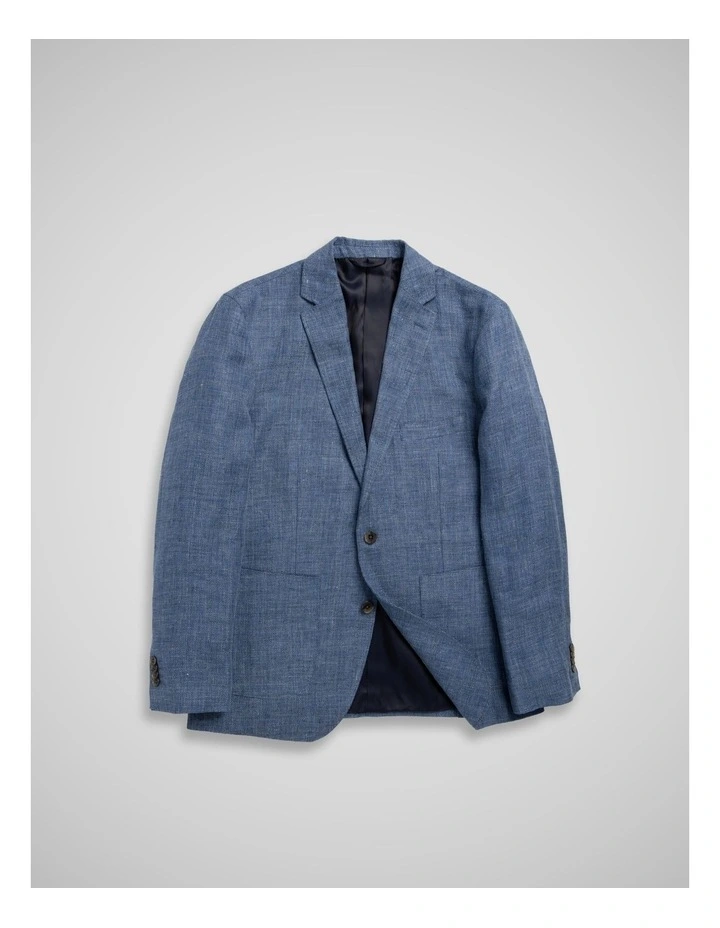 The Cascades Sports Fit Jacket in Marina image 4