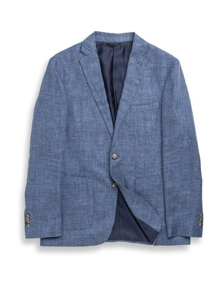 The Cascades Sports Fit Jacket in Marina image 4