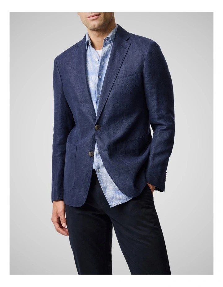The Cascades Sports Fit Jacket in Midnight image 1