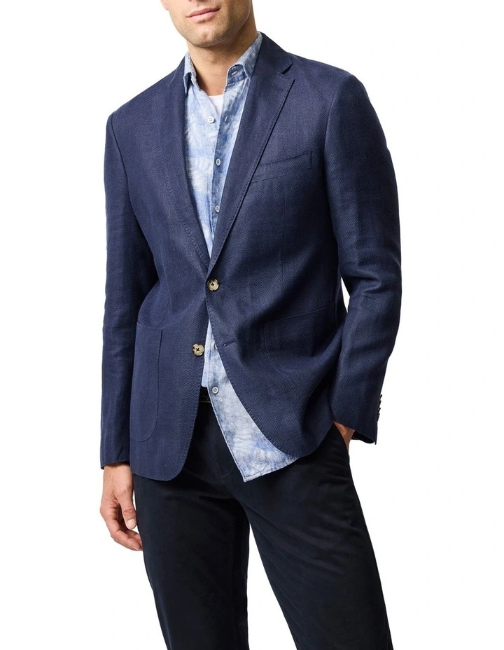 The Cascades Sports Fit Jacket in Midnight image 1