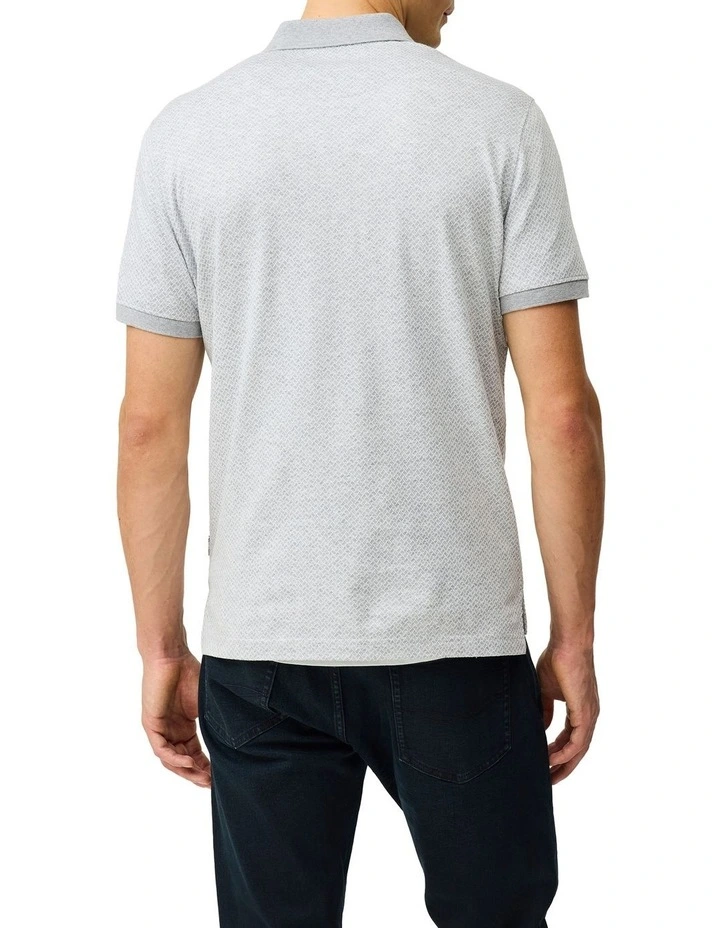Chatto Creek Sports Fit Polo in Ash image 3