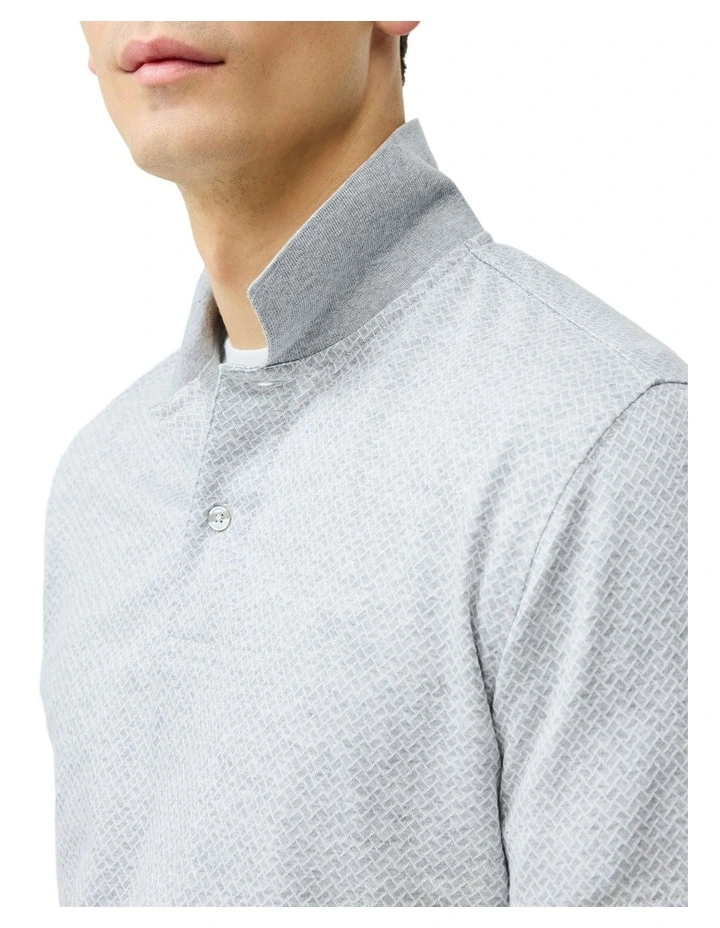 Chatto Creek Sports Fit Polo in Ash image 6