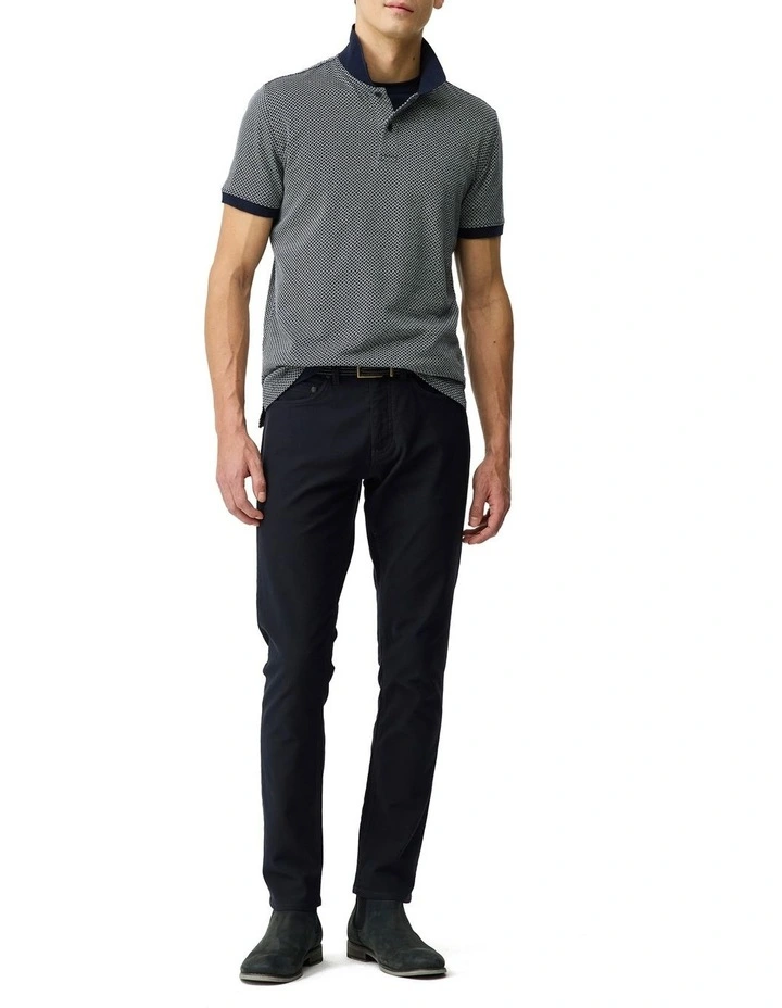 Chatto Creek Sports Fit Polo in Eclipse image 2